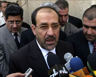 المالكي بعد لقائه بالمرجع السيستاني :لابد ان تشكل الحكومة في بغداد والائتلافان هما المعنيان بتشكيلها