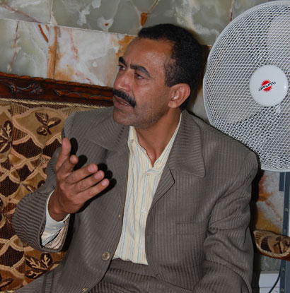 أمين عام المجلس الأعلى لال البيت في مصر يزور العتبة الحسينية ويؤكد ان الشيعة في بلاده تظاهروا امام السفارة القطرية يوم تطاولت الجزيرة على مقام المرجعي