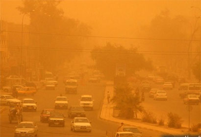 حالات اختناق وانعدام الرؤيا أثناء سوء الأحوال الجوية في الكوت