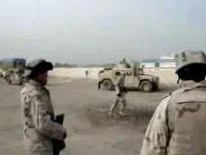 سيارة مفخخة يقودها انتحاري استهدف رتلا امريكيا من المارينز في الفلوجة