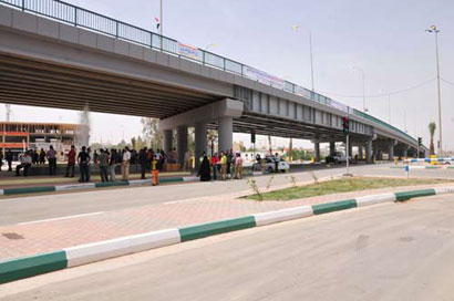 افتتاح مجسر الامام الحسين في كربلاء بكلفة 10 مليارات دينار