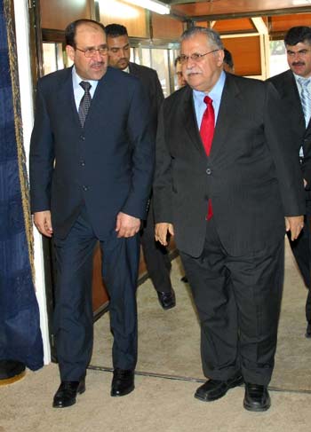 المالكي والطالباني يلتقيان وفدا من مجلس الشيوخ الأميركي