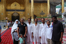 وفد هندي يصل كربلاء مشيا على الاقدام بفترة ستة اشهر (تقرير مصور)