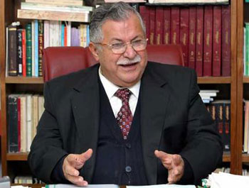 طالبانى ينفى طلبه من المحكمة إعادة الانتخابات بالعراق