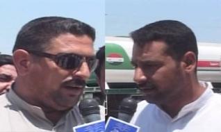 اضراب عام لسائقي شاحنات نقل المشتقات النفطية في كربلاء