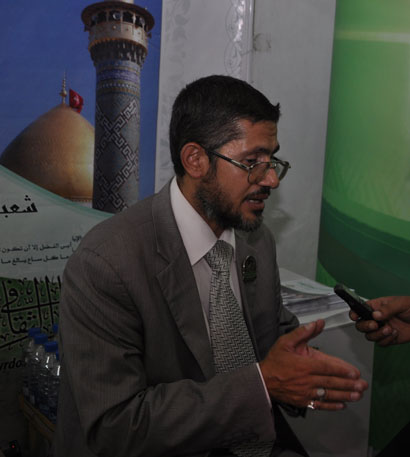 6000 الاف زائر يوميا يزور معرض الكتاب الخاص بمهرجان ربيع الشهادة في كربلاء