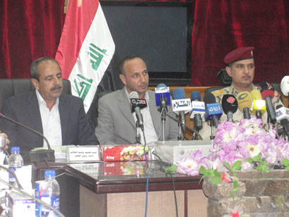 مؤتمر امني في كربلاء يعلن فيه عن خطة امنية وتزويد القطعات العسكرية بقوات مكافحة الشغب تحسبا من أعمال عنف