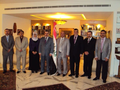 سفير العراق في لبنان يستقبل وفد مفوضية الانتخابات