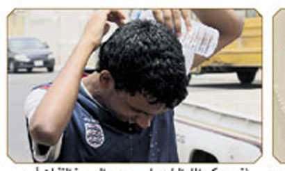 الحرارة في كربلاء وصلت الى نصف درجة الغليان مع 20 ساعة قطع للتيار الكهربائي