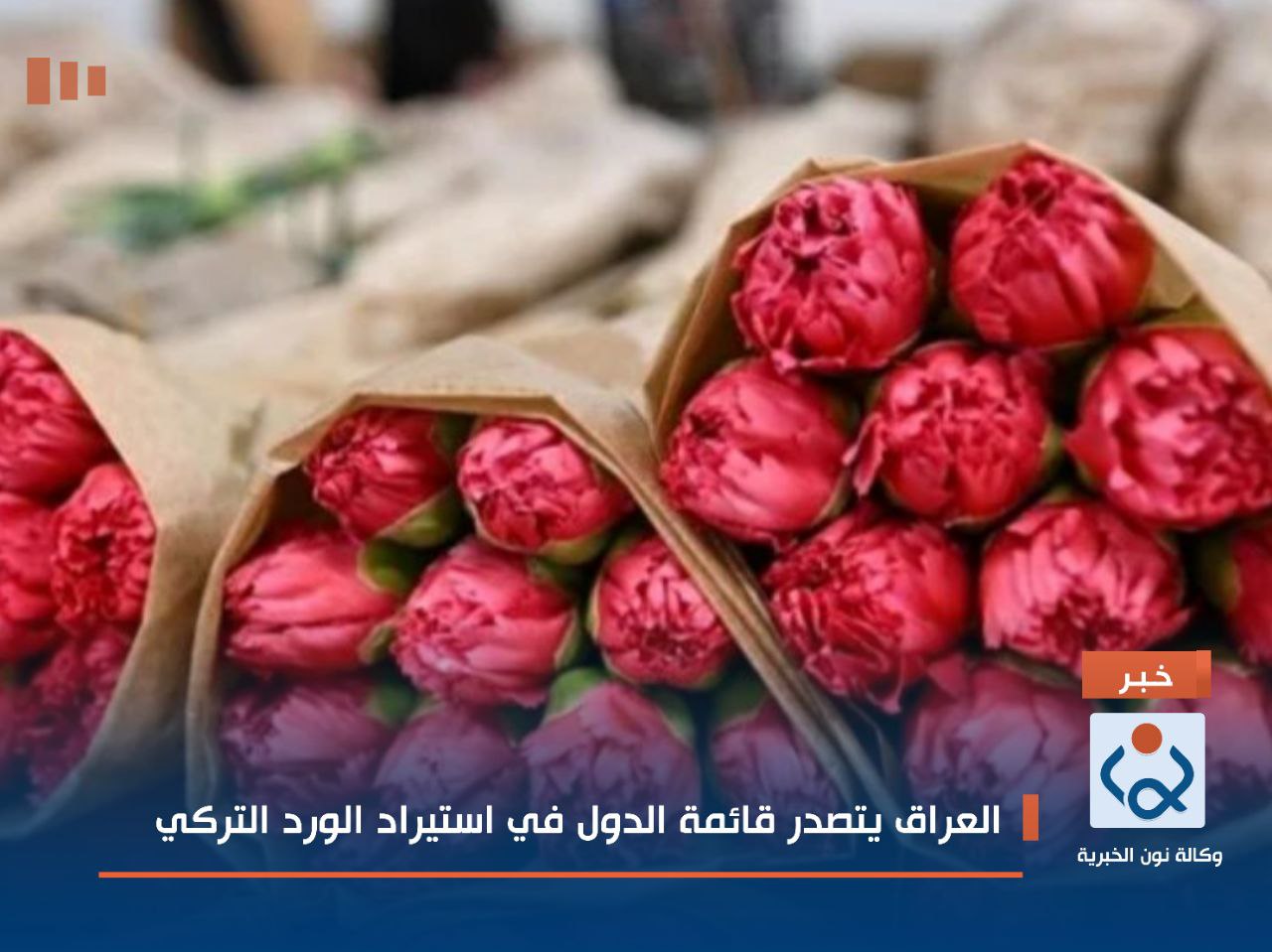 العراق يتصدر قائمة الدول في استيراد الورد التركي