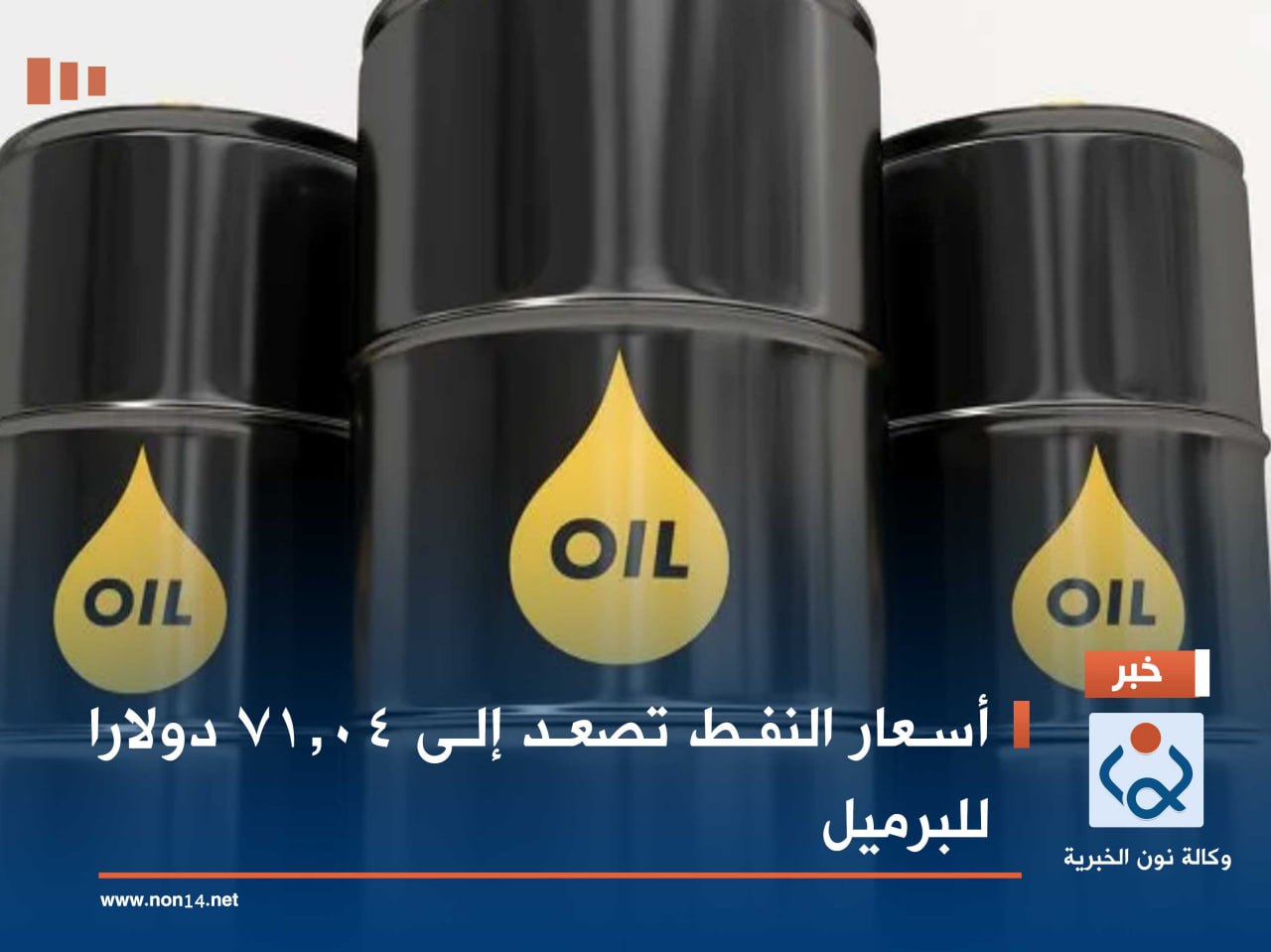 أسعار النفط تصعد إلى 71.04 دولارا للبرميل