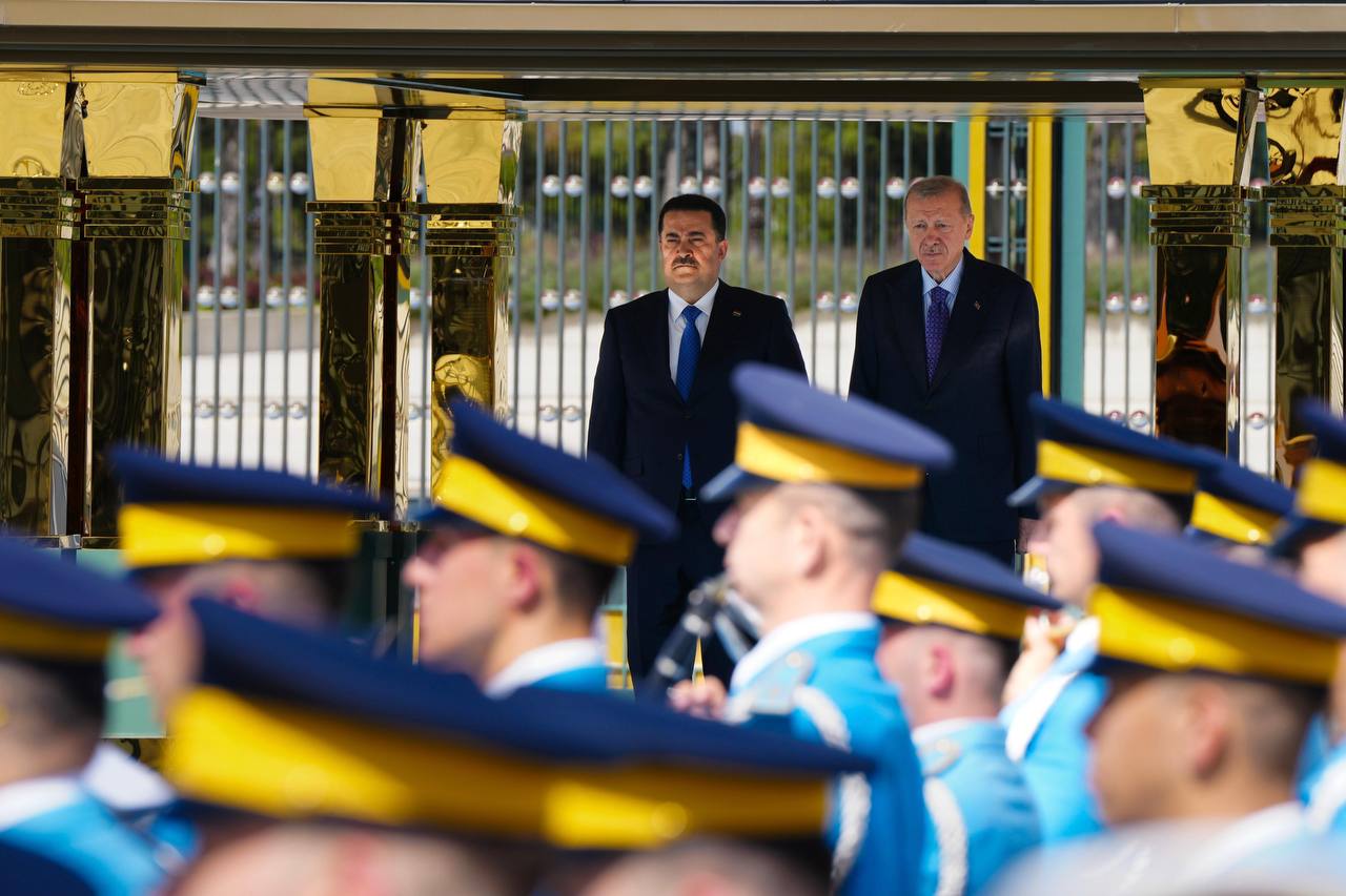 مراسم استقبال رسمي في أنقرة لرئيس مجلس الوزراء محمد شياع السوداني