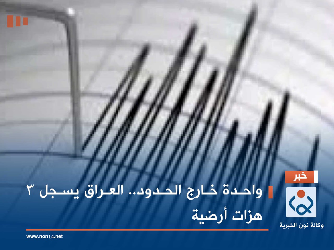 واحدة خارج الحدود.. العراق يسجل 3 هزات أرضية