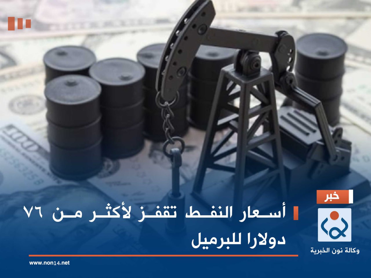 أسعار النفط تقفز لأكثر من 76 دولارا للبرميل