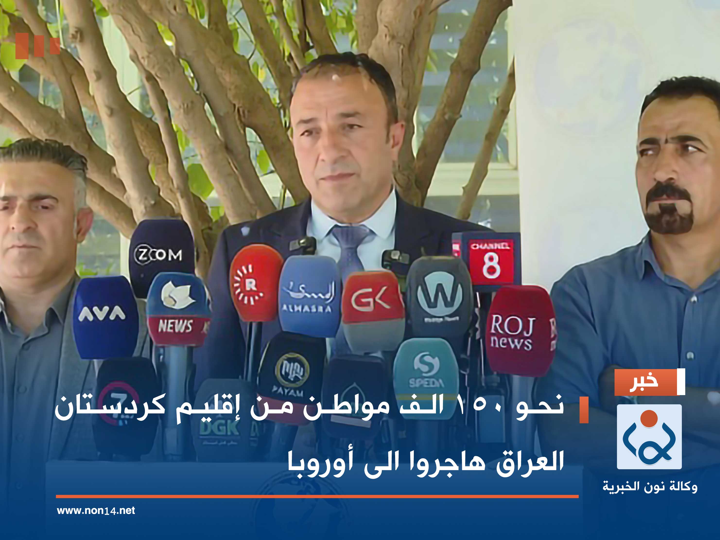 نحو 150 الف مواطن من إقليم كردستان العراق هاجروا الى أوروبا