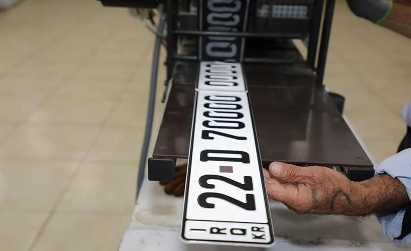 المرور العامة تعلن طباعة لوحات تسجيل مركبات الحمل