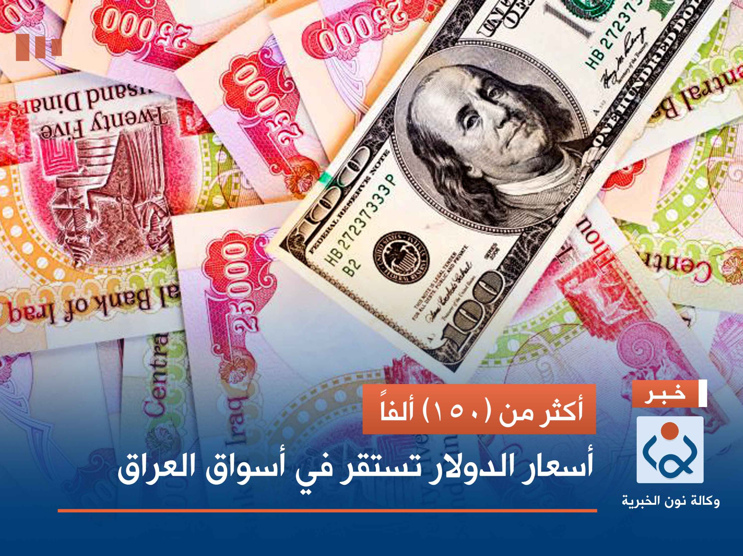 أكثر من (150) ألفاً.. أسعار الدولار تستقر في أسواق العراق