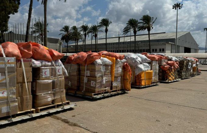 لبنان تعلن وصول شحنة من المساعدات الطبية العراقية