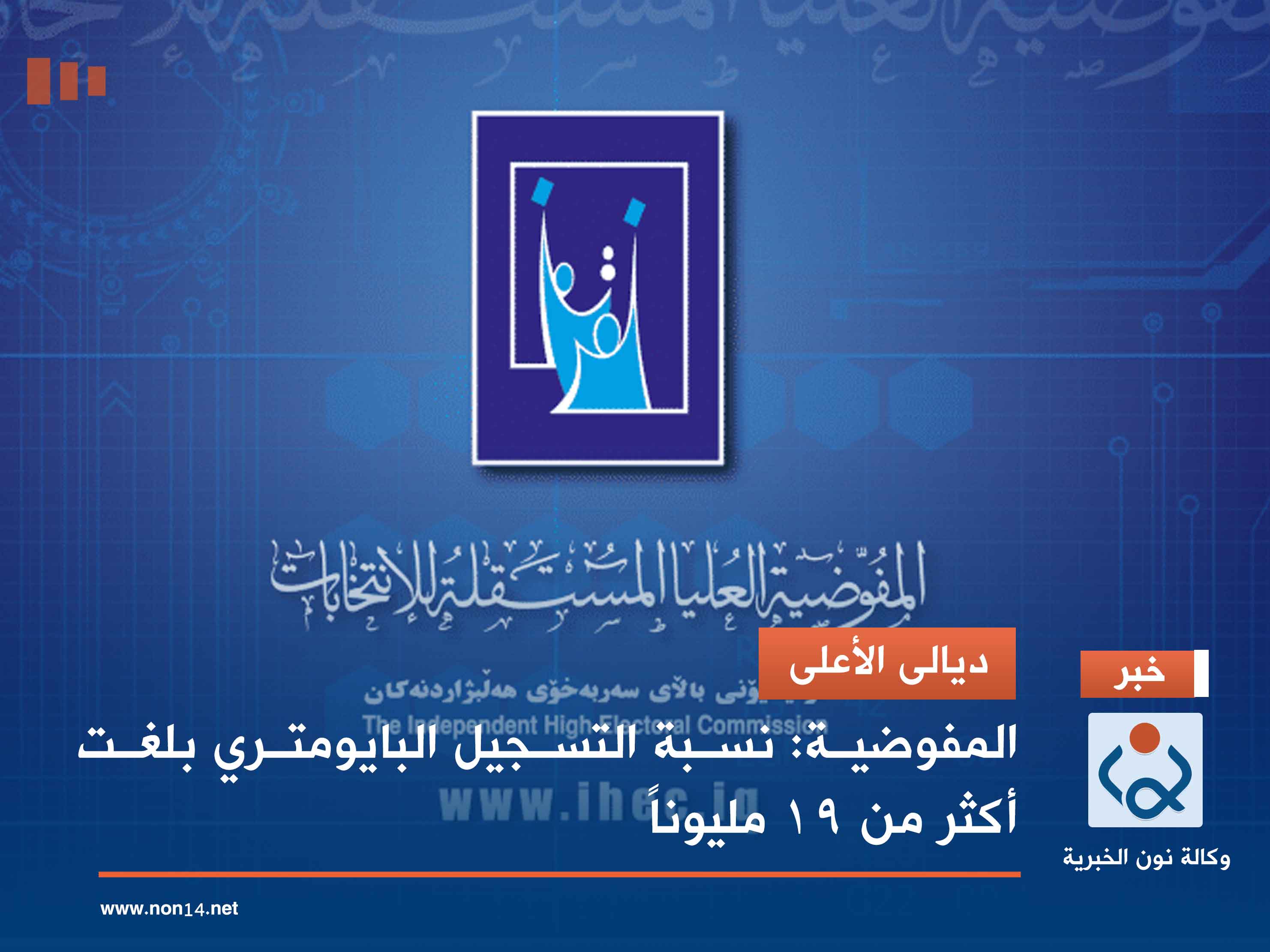ديالى الأعلى.. المفوضية: نسبة التسجيل البايومتري بلغت أكثر من 19 مليوناً