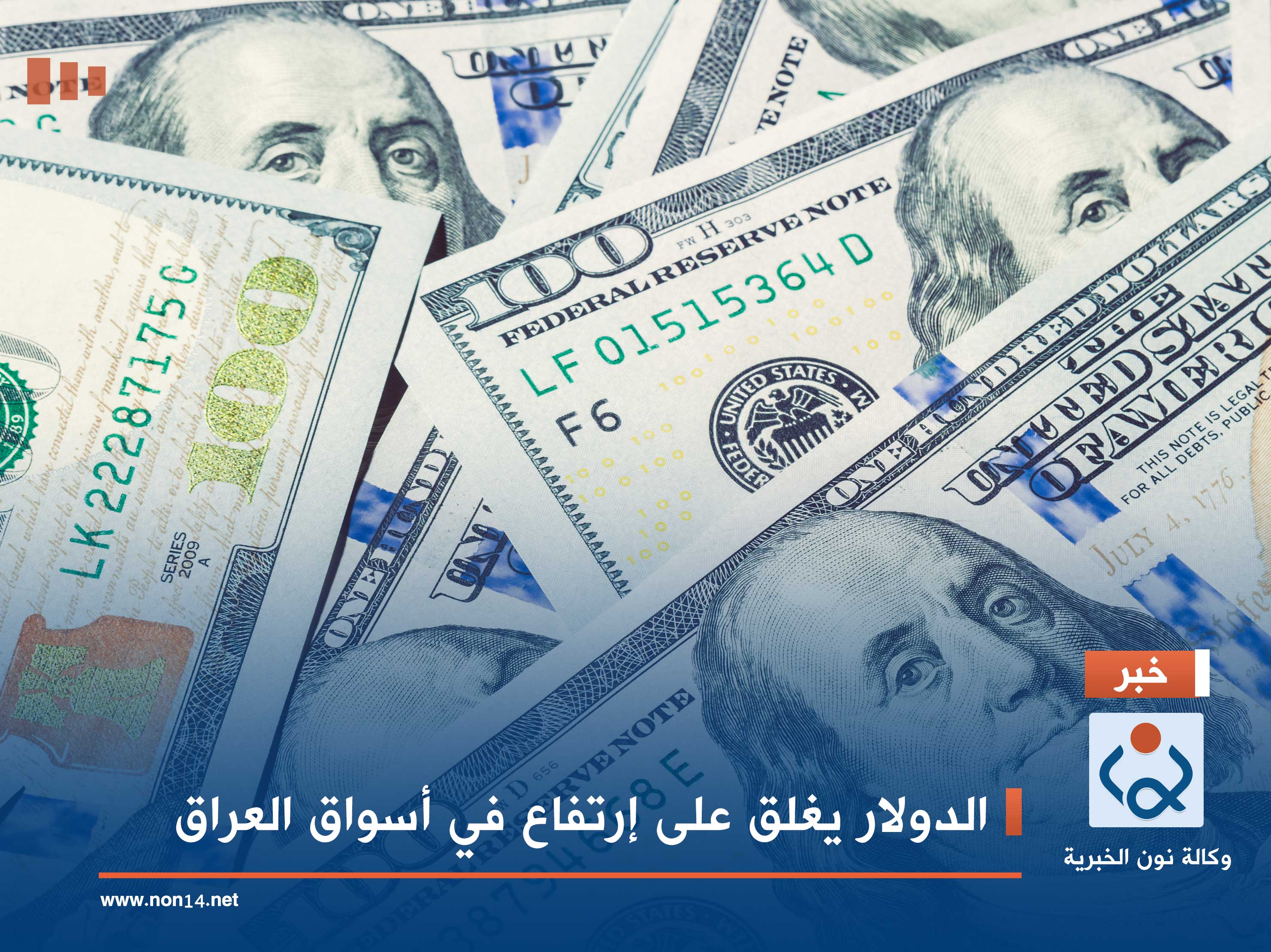 الدولار يغلق على إرتفاع في أسواق العراق