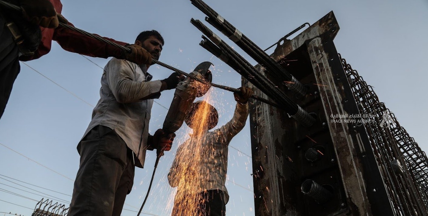 الإعمار: نسب إنجاز جسر الصرافية وصلت إلى70 بالمئة