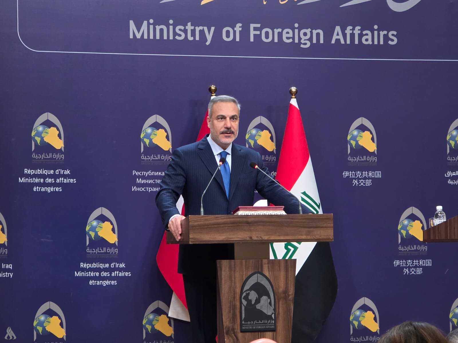 وزير الخارجية التركي: نشكر القيادة العراقية العليا وعلى رأسها رئيس الوزراء بما يخص ملف التنمية