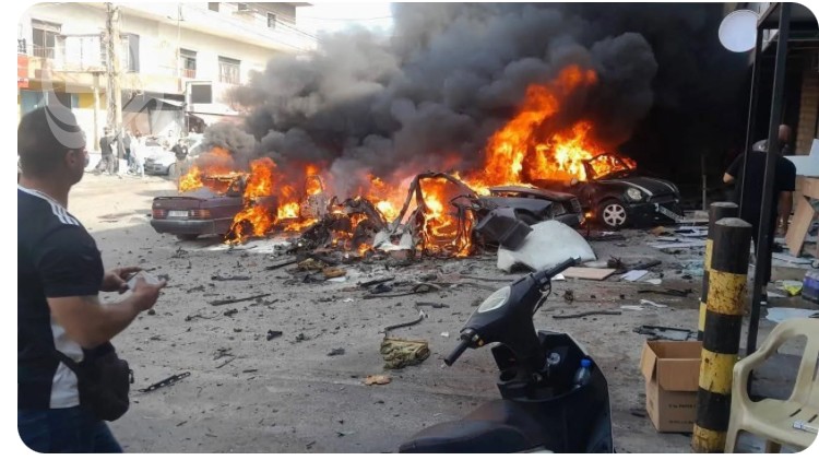 غارة "إسرائيلية" جنوب لبنان تسفر عن شهيد وسبعة جرحى واحتراق مركبات