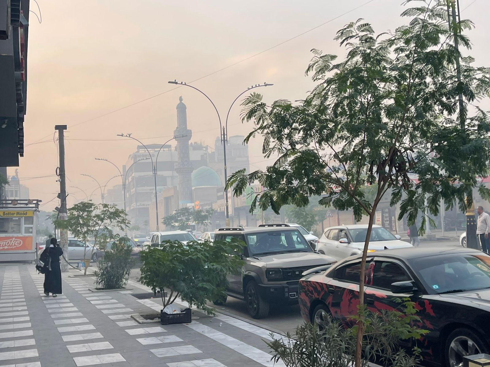 توضيح رسمي بشأن الصباح "البنفسجي" في بغداد