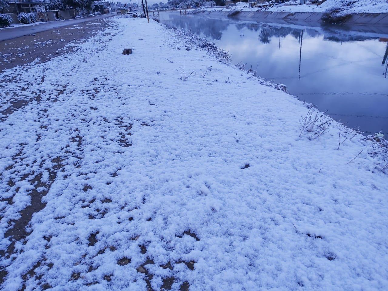 الانواء الجوية: تساقط الثلوج على العاصمة بغداد وموجة برد شديدة