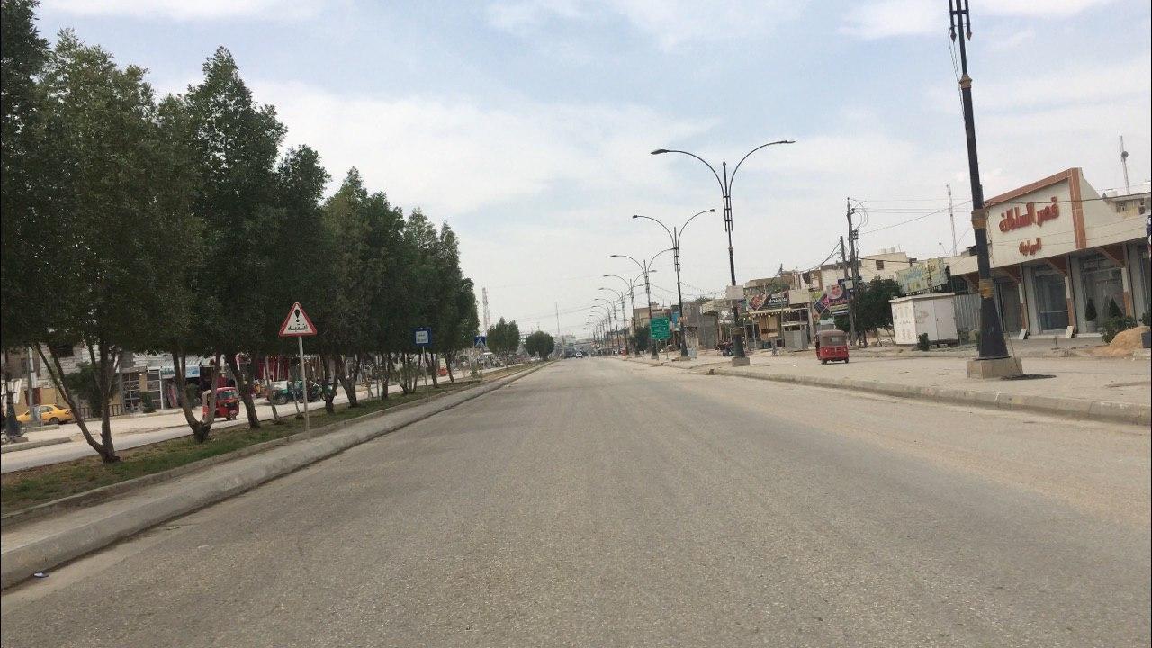 شوارع فارغة.. حظر التجوال في يومه الاول بكربلاء (فيديو)