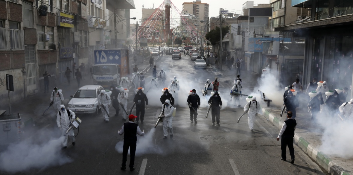 ارتفاع عدد ضحايا فيروس كورونا في ايران الى 853 شخصاً