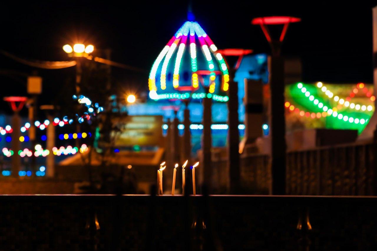 كربلاء في ليلة النصف من شعبان (صور)