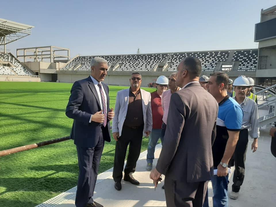 ثلاثة ملاعب كبرى جاهزة للافتتاح وخمسة أخرى بتقدم مستمر في العراق