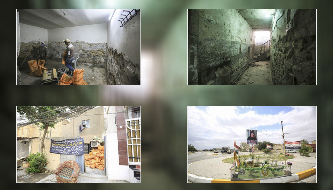 العتبة الحسينية تتكفل بترميم دار عائلة شهيد سقط خلال التظاهرات التي شهدتها محافظة كربلاء