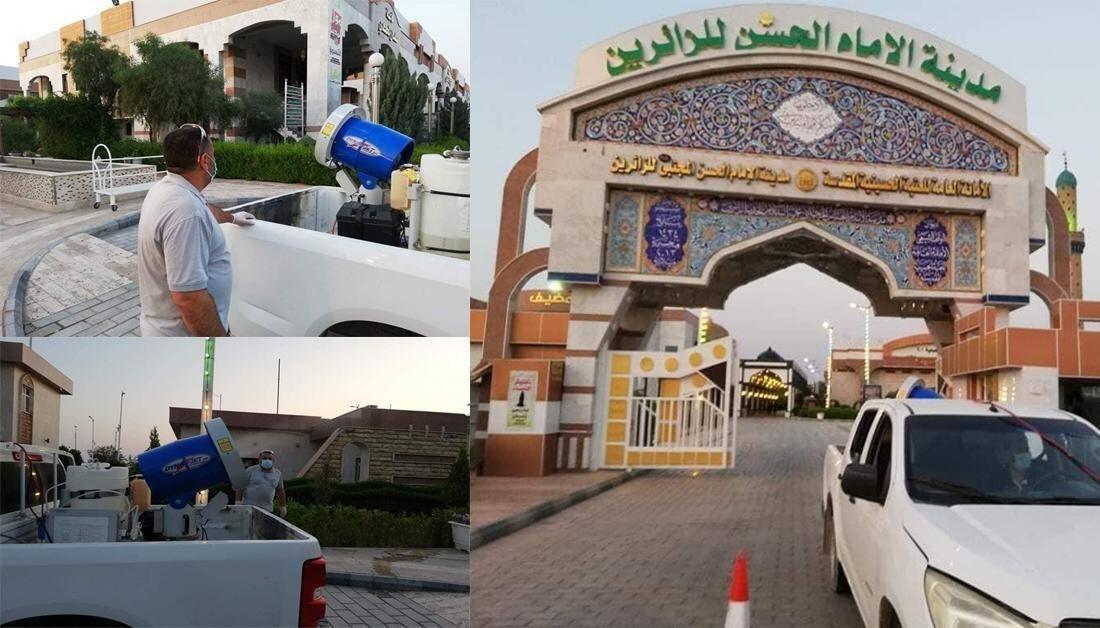 العتبة الحسينية تخصص مدينة الامام الحسن (ع) لمصابي كورونا بواقع (400) سرير