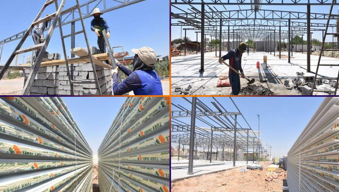 نسبة الانجاز وصلت الى 75% .. كوادر العتبة الحسينية تواصل الليل بالنهار لانجاز "مركز شفاء" في الديوانية