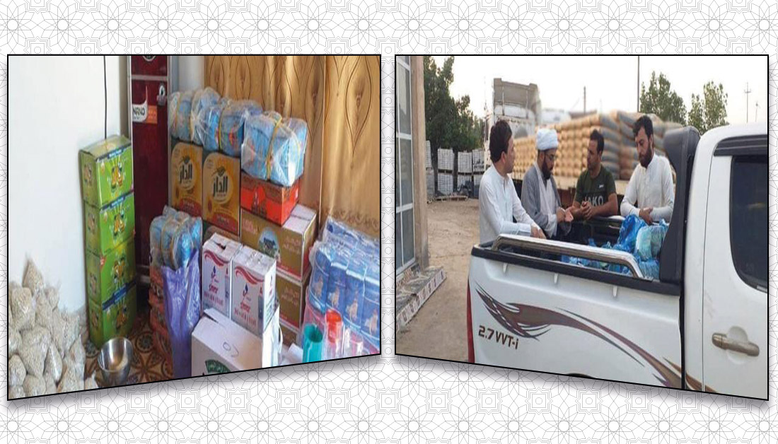 العتبة الحسينية توزع كسوة العيد على أكثر من (500) يتيم وترسل سلال غذائية للمتعففين