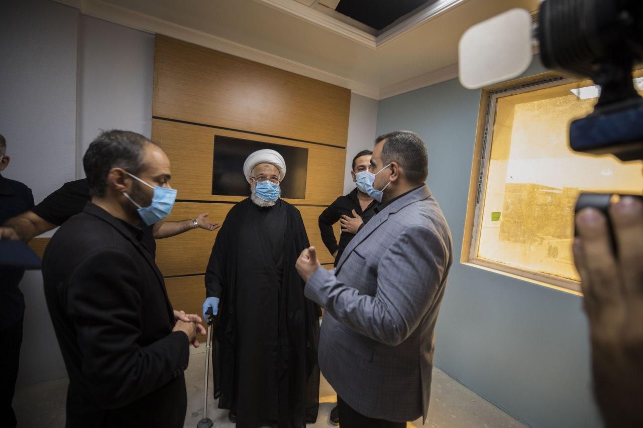 كربلاء .. ممثل المرجع السيستاني يزور مستشفى الشيخ احمد الوائلي ويحدد موعد افتتاحه (صور)