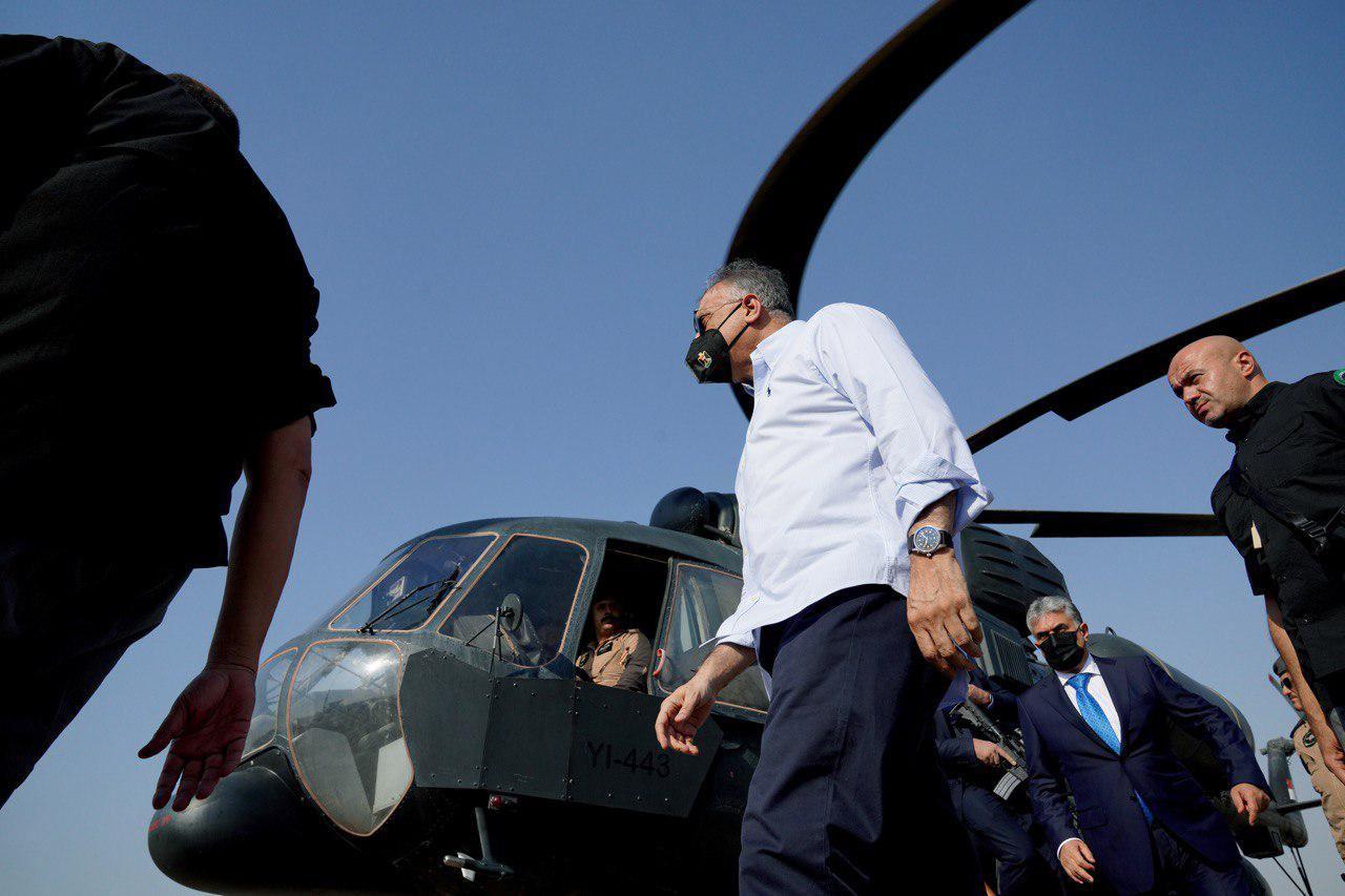 الكاظمي يصل إلى السليمانية