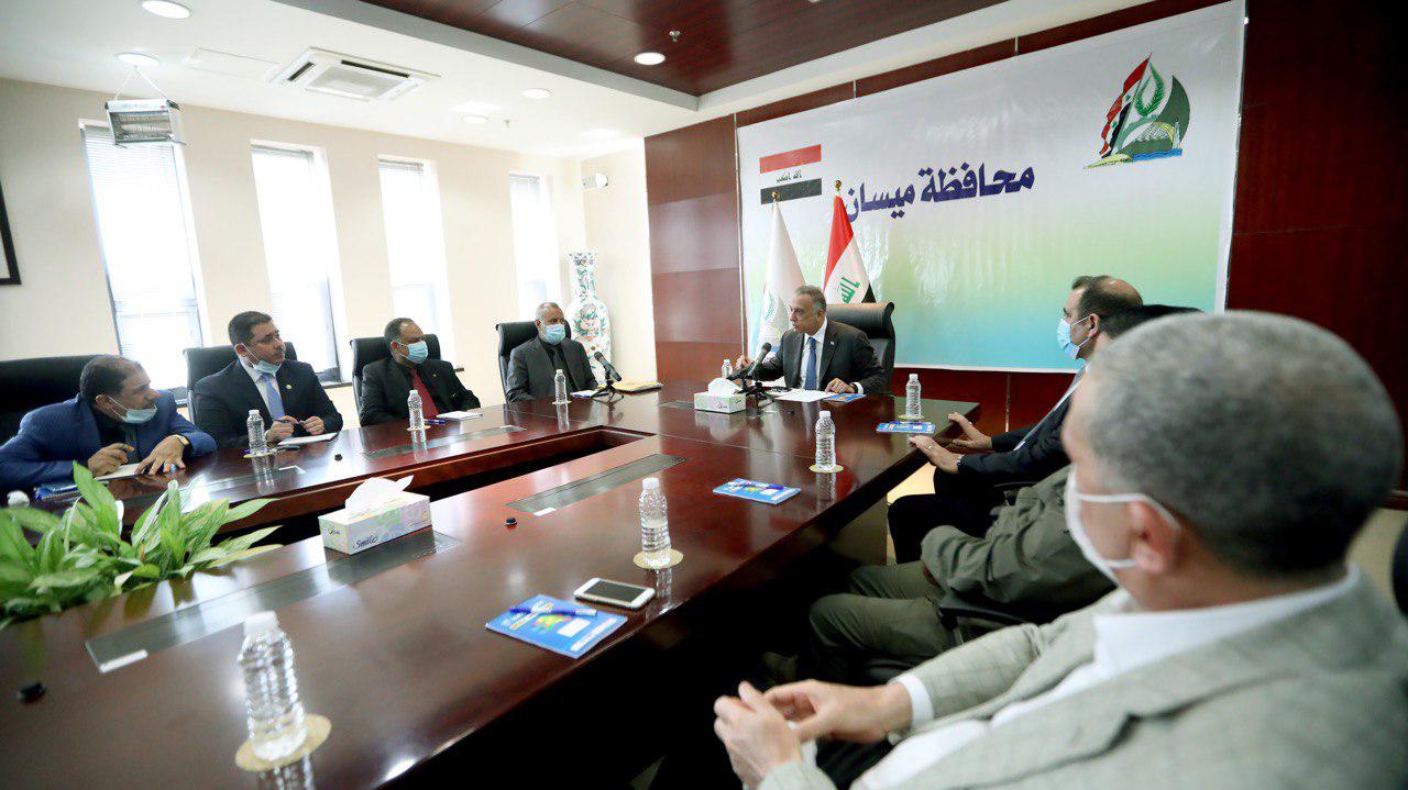 الكاظمي يبحث مع دواي المشاكل التي تواجه محافظة ميسان
