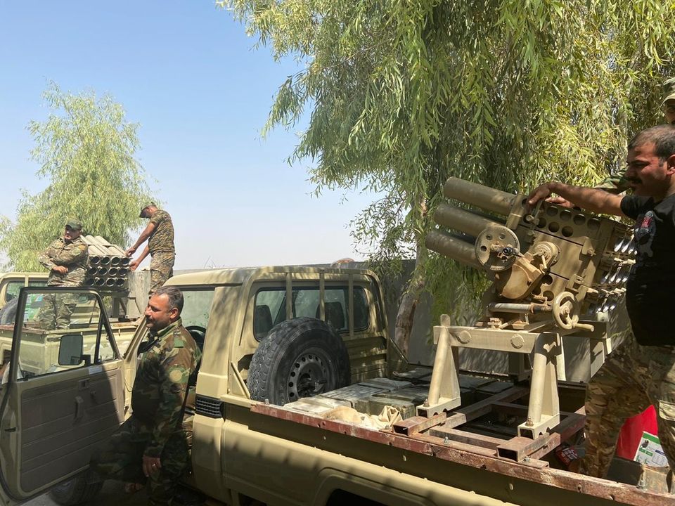 بالصور.. دبابات ومدافع وصواريخ تتحرك نحو كركوك