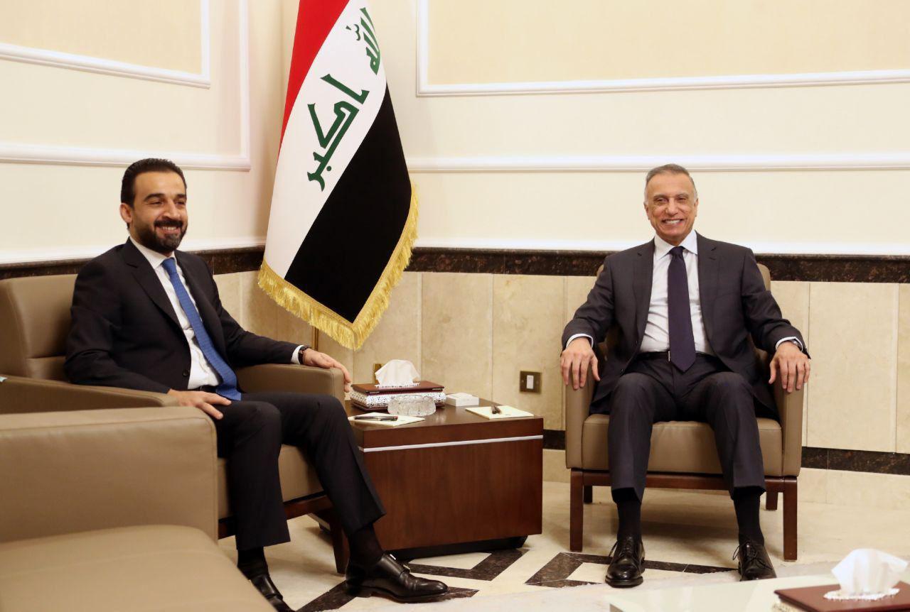 الكاظمي والحلبوسي يبحثان ملف قانون الانتخابات وضرورة الاسراع في اكماله