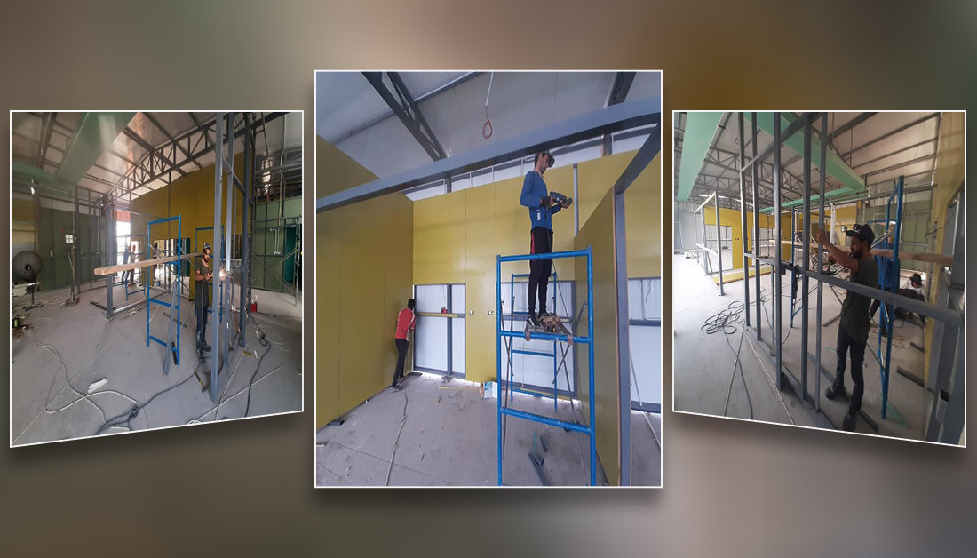 بلغت نسبة انجازه (70%).. مستشفى الشفاء الذي تنفذه العتبة الحسينية في قضاء الرميثة يضم صالات للعمليات وللولادة واسرة للعناية المركزة