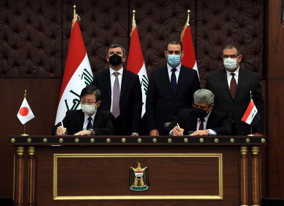 توقيع عقد مشروع (FCC) في مصافي الجنوب مع شركة (J.G.C) اليابانية بطاقة (55) الف برميل باليوم