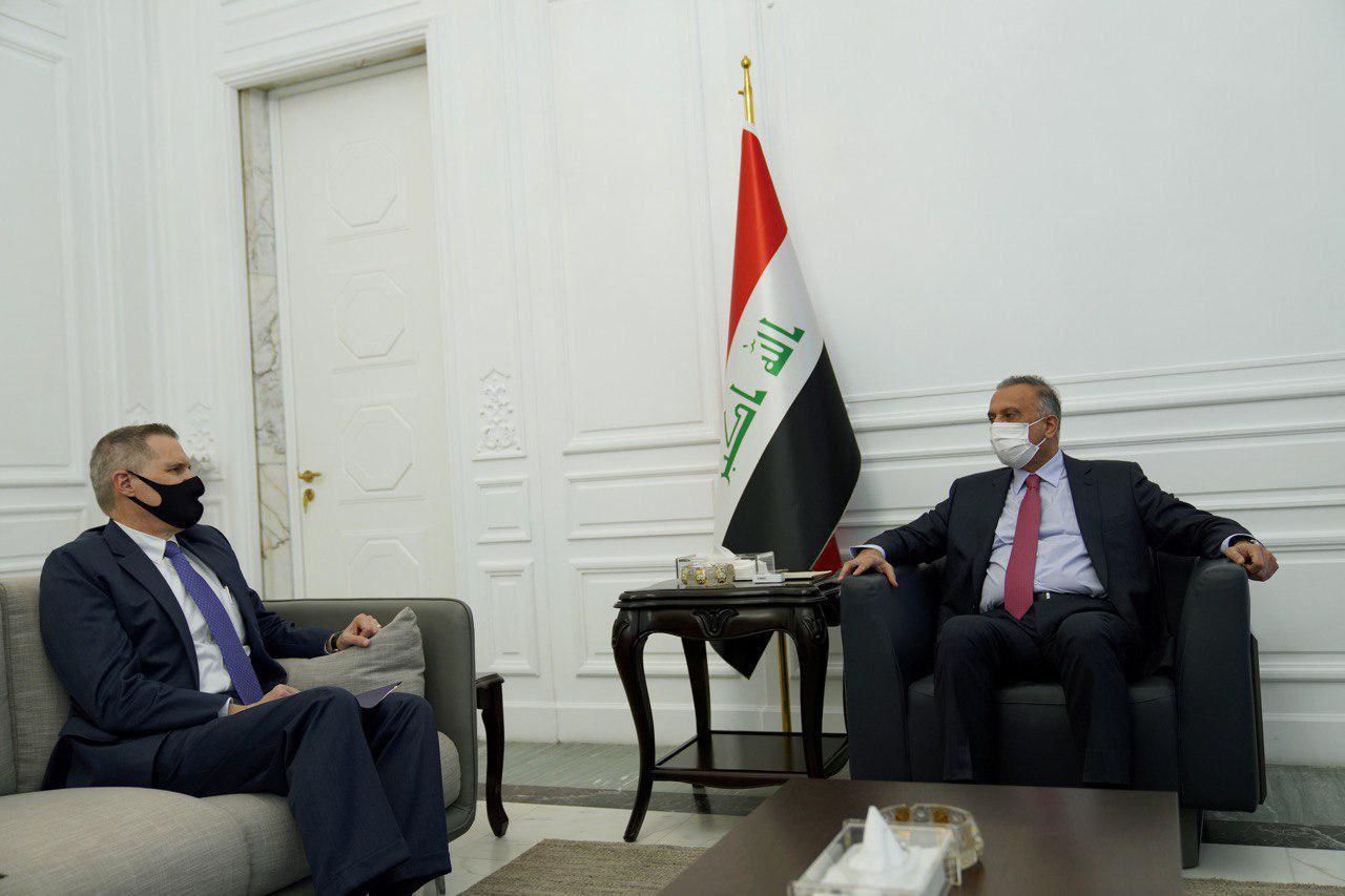 الكاظمي يستقبل السفير الأميركي وقائد التحالف الدولي