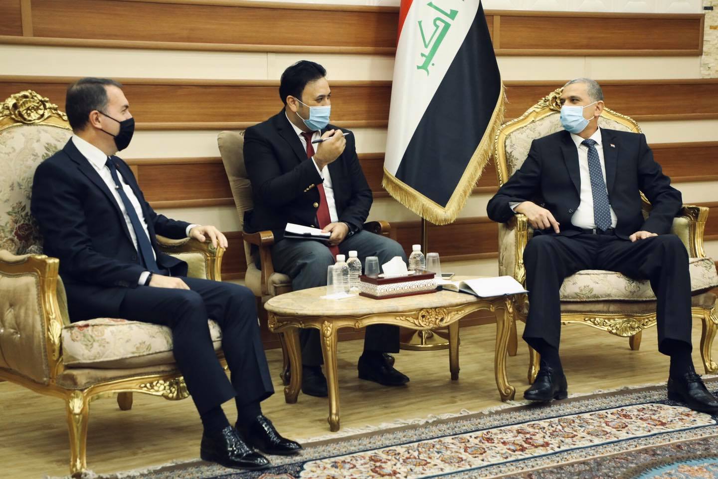 الغانمي يلتقي السفير التركي والقائم بالأعمال الألماني: أمن وتبادل معلومات ومكافحة الإرهاب