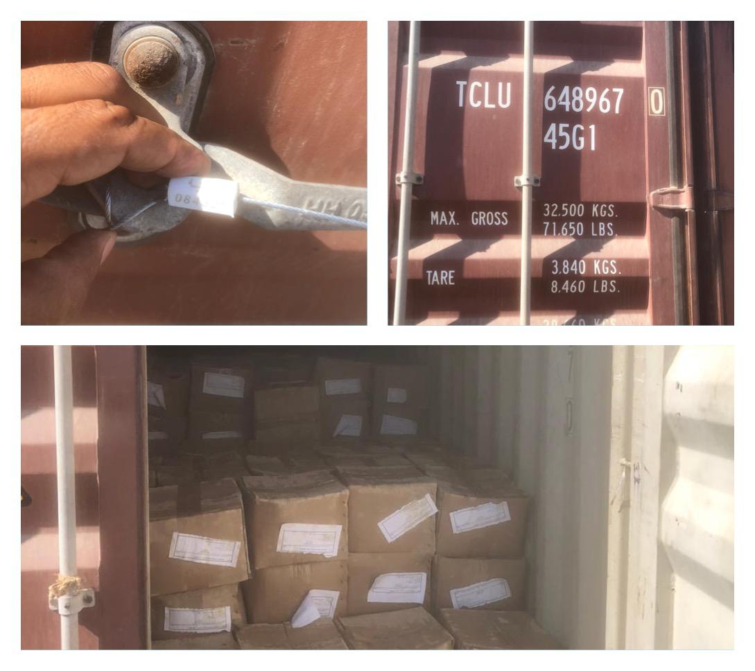 الجمارك تعلن ضبط حاويتين محملة بمادة المعسل الممنوع من الأستيراد
