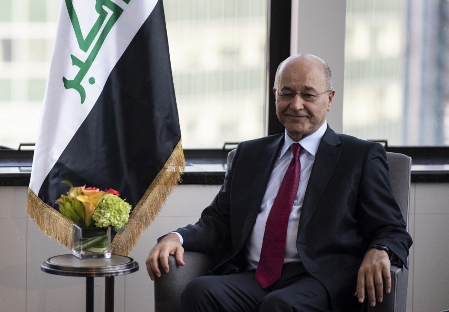 الرئيس العراقي يهنئ نظيره الامريكي المنتخب