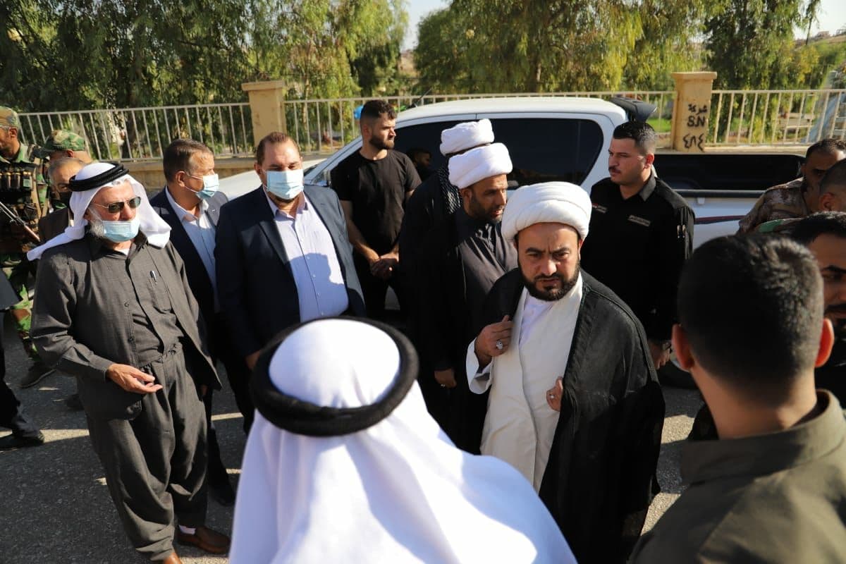 شملت مواد غذائية وتعفير.. العتبة العباسية تغيث الايزيديين في سنجار (صور)