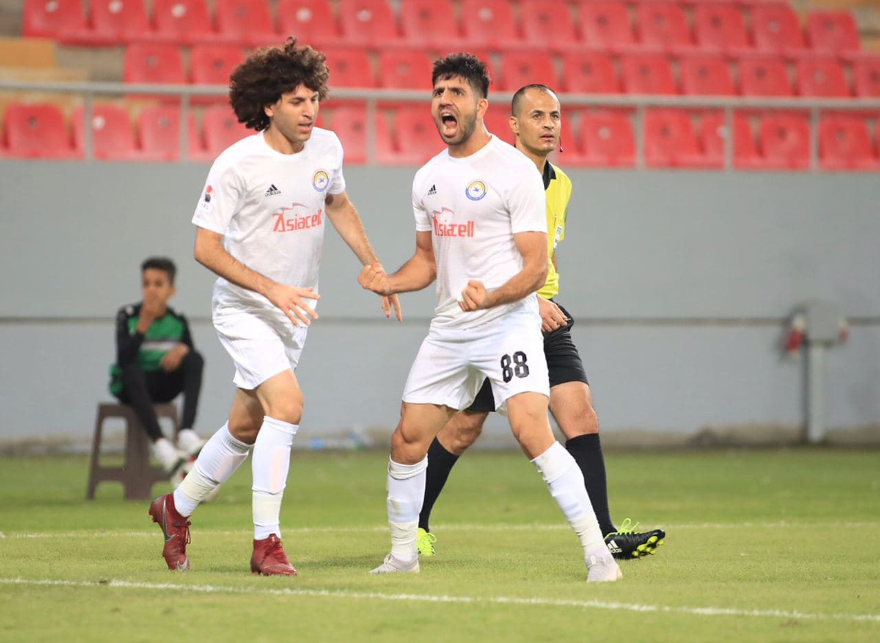 بالصور.. النوارس تخطف تعادلاً قاتلاً امام الصقور في كلاسيكو العراق